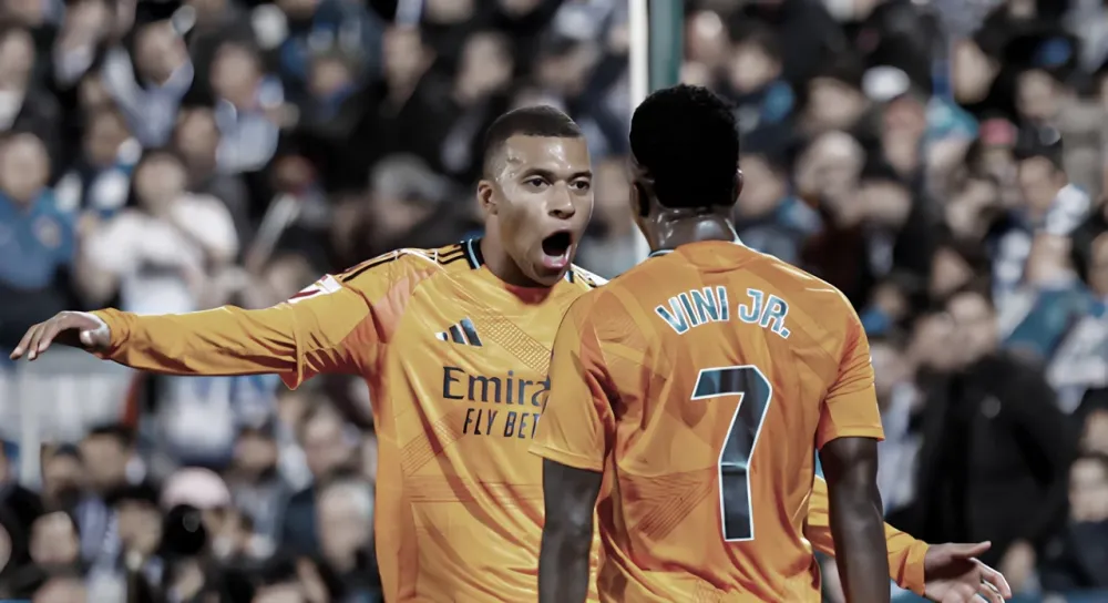 MBAPPÉ E VINI BRILHAM E GARANTEM VITÓRIA DO REAL MADRI