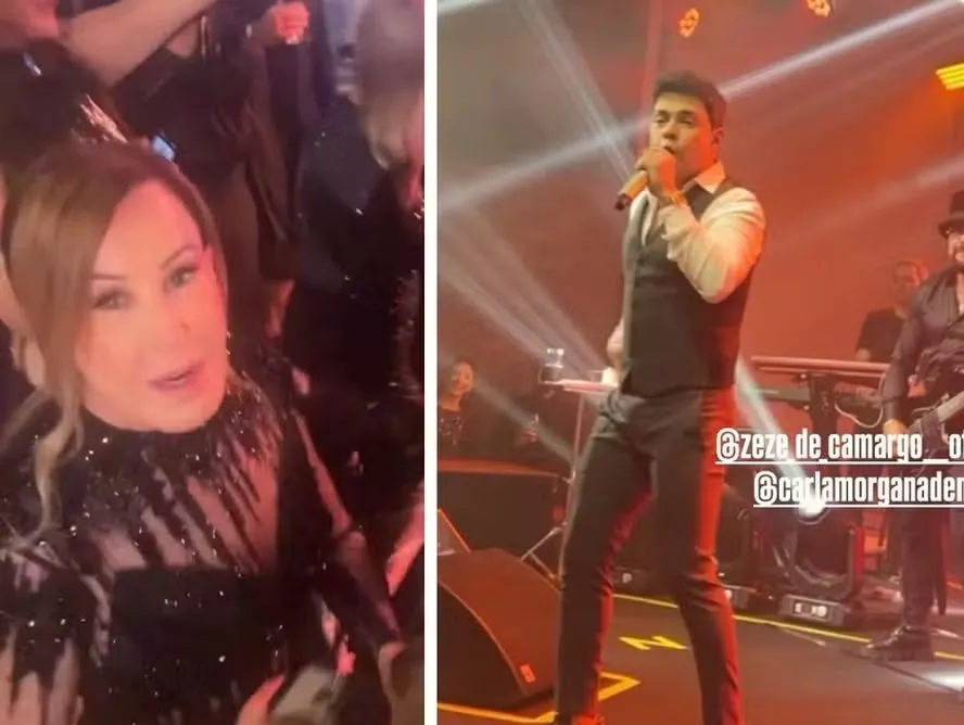 ZILU GODOI VOLTA AO BRASIL E REENCONTRA ZEZÉ DI CAMARGO EM FESTA