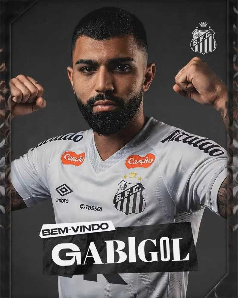 SANTOS ANUNCIA CONTRATAÇÃO DE GABIGOL, EMPRESTADO PELO CRUZEIRO